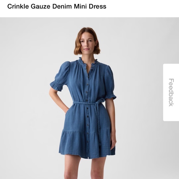 Gap denim cotton dress - Picture 2 of 5